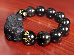 貔貅黑耀石手链